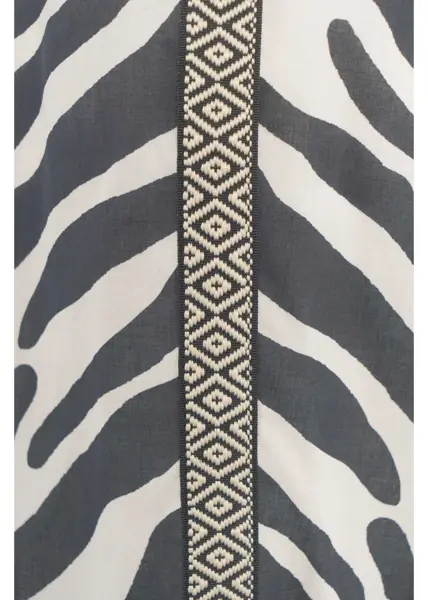 Pantaloni casual Kaos Pants with animal print Black Femei (BM 17476498) 4
