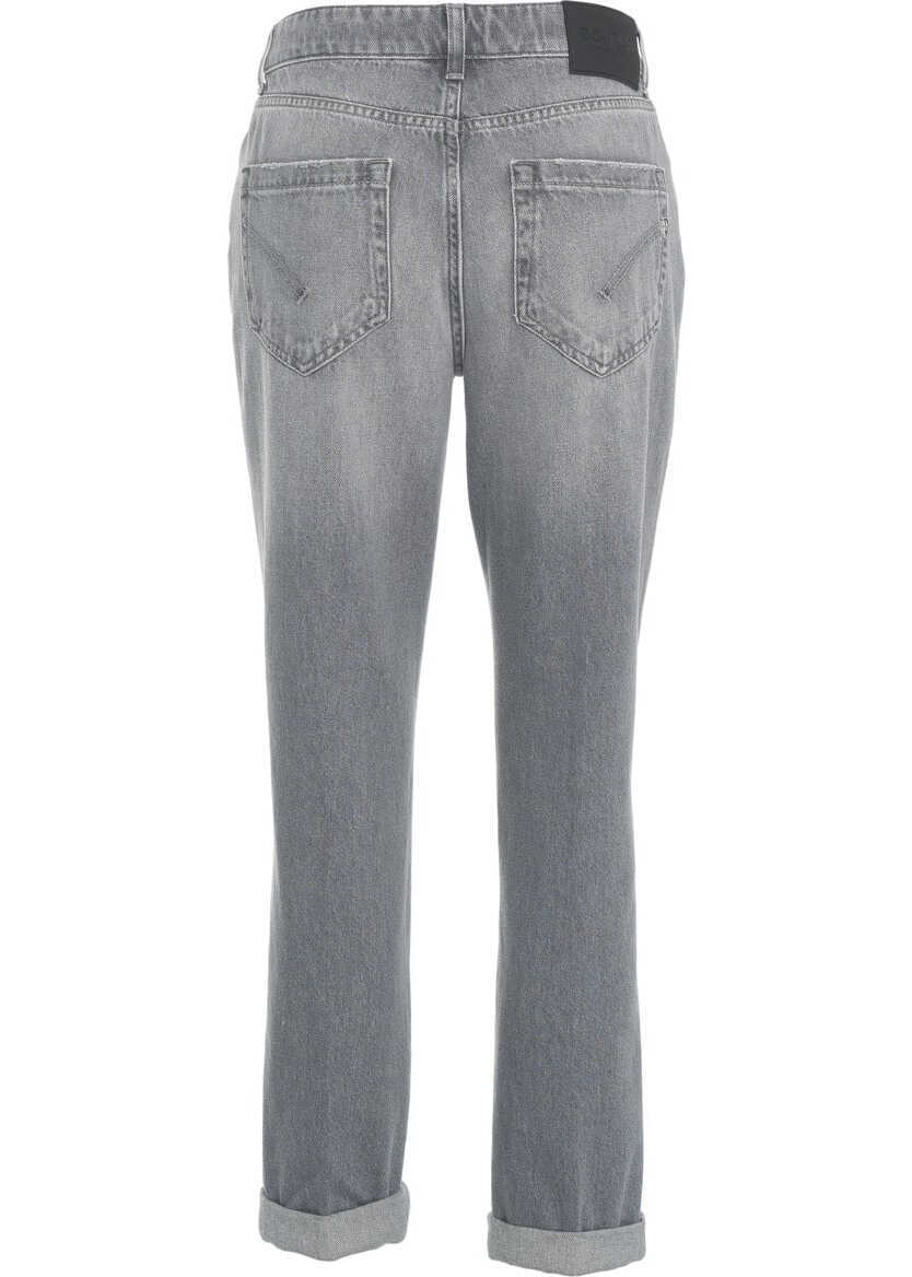 Blugi drepti Dondup Loose fit jeans Koons Grey Femei (BM 17476516) 3