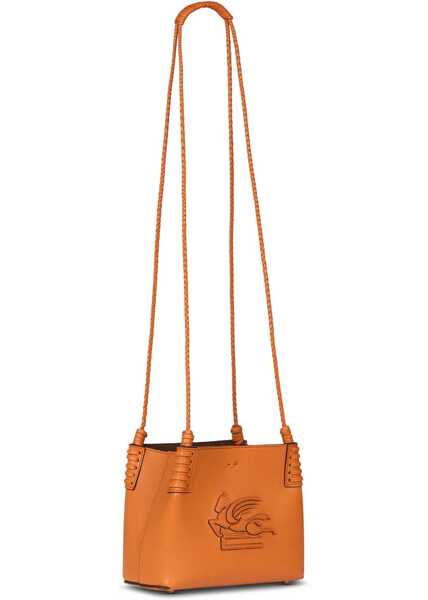 Genti de umar ETRO Libra Arnica Mini Shopping Bag ORANGE Femei (BM 17476558) 4