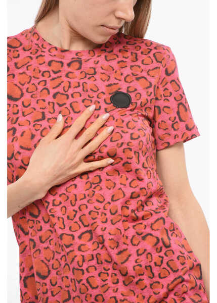 Tricouri Viktor & Rolf Animalier-Printed T-Shirt Red Femei (BM 17476636) 3