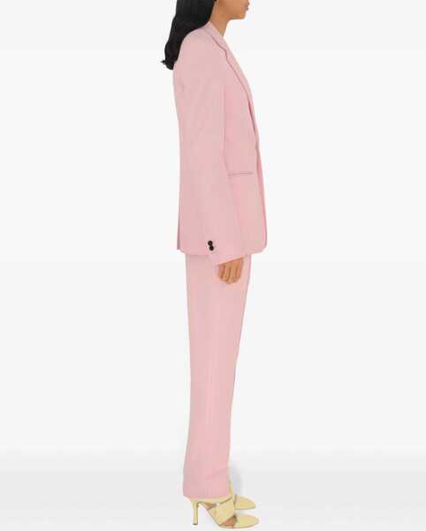 Pantaloni office Burberry Wool Cigarette Pants With Pleats Pink Femei (BM 17476663) 3