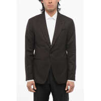 Sacouri Pinstriped Blazer With Peak Lapel Barbati