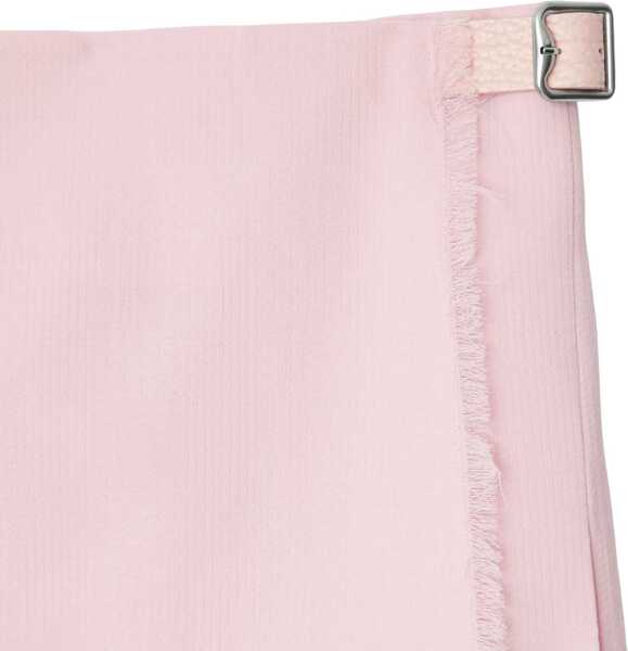 Fuste scurte Burberry Pleated Skirt With Fringed Hem Pink Femei (BM 17476858) 5