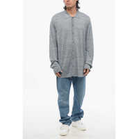 Cardigane CORNELIANI pentru Barbati - Cardigane CORNELIANI Linen Cardigan With Polo Shirt Neck Blue Barbati (BM 17476876) - B-mall.ro