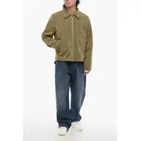 Geci de piele pentru Barbati - Geci de piele SFR Zip-Up Bardem Eco-Suede Jacket Beige Barbati (BM 17476918) - B-mall.ro