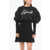 Viktor & Rolf Cropped Dramatic Sweatshirt With Puffed Sleeves Black