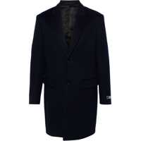 Paltoane Versace Single-Breasted Wool And Cashmere Coat With Flap Pockets