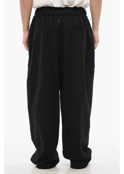 Pantaloni de trening AIREI Wide Leg Organic Cotton Joggers With Elastic Waistband Black Barbati (BM 17477086) 2