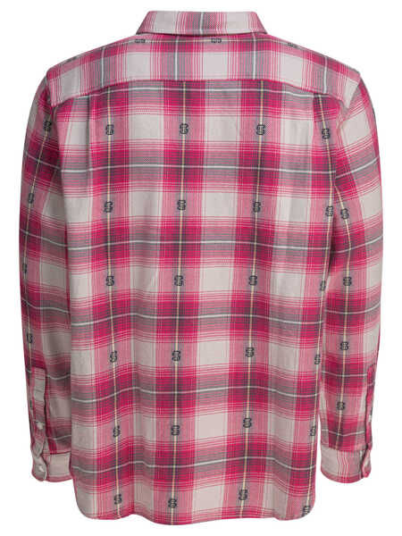 Camasi casual STSSY Motif plaid shirt Pink Barbati (BM 17477259) 2