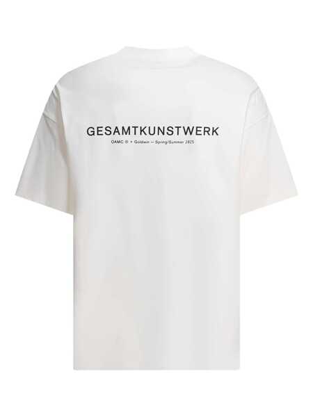 Tricouri Goldwin OAMC Goldwin t-shirt White Barbati (BM 17477340) 2