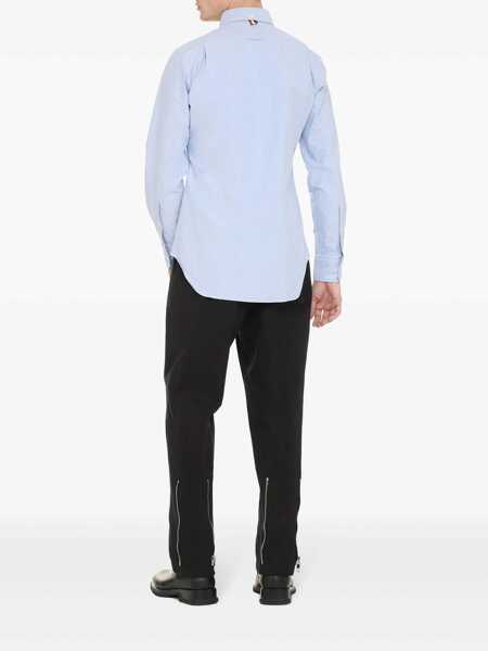 Camasi casual Thom Browne Shirts Blue Barbati (BM 17477379) 3