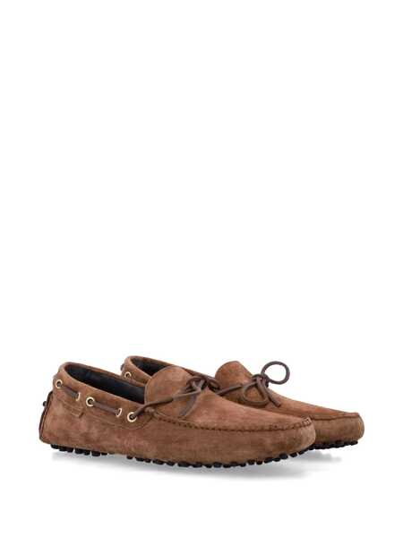 Bocanci Tom Ford Tom Ford Suede Rod Driver Loafer DARK WISKY Barbati (BM 17478675) 2