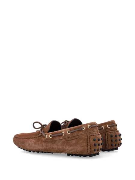 Bocanci Tom Ford Tom Ford Suede Rod Driver Loafer DARK WISKY Barbati (BM 17478675) 3