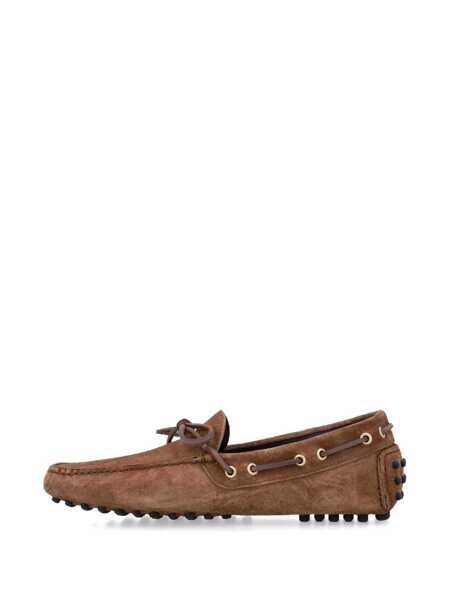 Bocanci Tom Ford Tom Ford Suede Rod Driver Loafer DARK WISKY Barbati (BM 17478675) 4