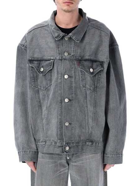 Geci JUNYA WATANABE Junya Watanabe Denim Jacket GREY Barbati (BM 17478732) 1