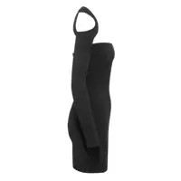 Rochii Andreādamo Ribbed-Knit Asymmetrical Mono Shoulder Dress Clothing Femei