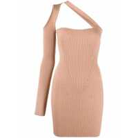 Rochii Andreādamo Ribbed-Knit Asymmetrical Mono Shoulder Dress Clothing Femei