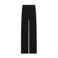Pantaloni casual Emporio Armani Wide Leg Trousers Femei