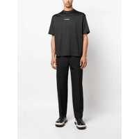 Tricouri Jil Sander pentru Barbati - Tricouri Jil Sander Jil Sander Technical Fabric Crew-Neck T-Shirt Black Barbati (BM 17481711) - B-mall.ro