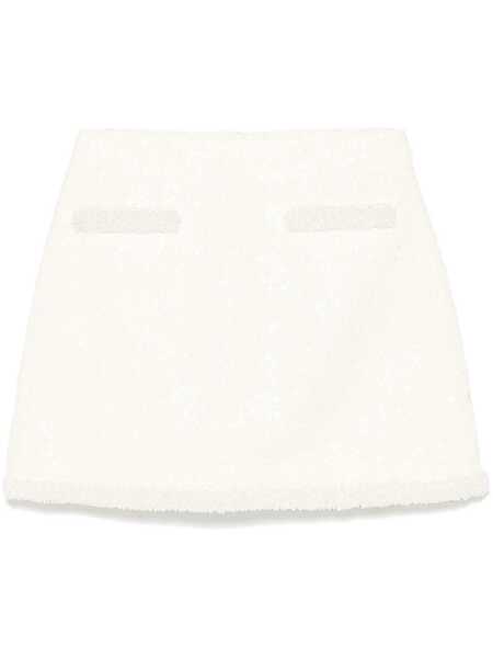 Fuste Self-Portrait Self-Portrait Skirt WHITE Femei (BM 17482872) 1