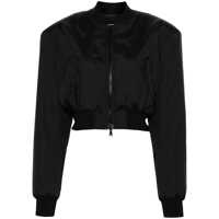 Geci Wardrobe.Nyc Tailored Crop Bomber Clothing Femei