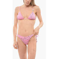 Bikini Paisley Motif Norah Triangle Bikini Swimsuit Femei