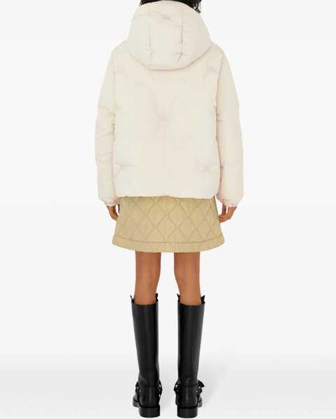 Fuste scurte Burberry Quilted Miniskirt With Hidden Placket Beige Femei (BM 17483935) 4