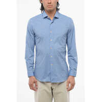 Camasi casual Geometric Patterned Casual Shirt With Spread Collar Barbati