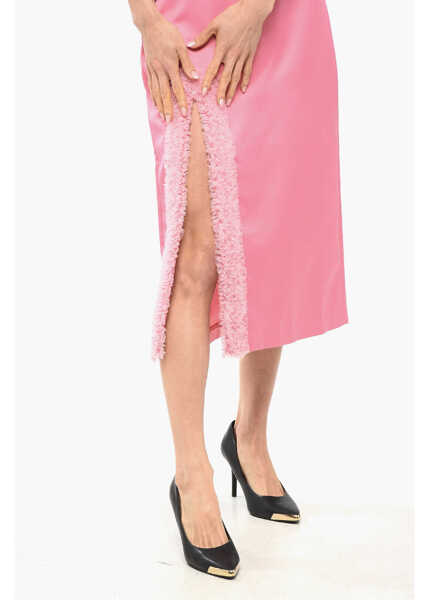 Fuste lungi Viktor & Rolf Hollywood Pencil Skirt With Tulle Slit Pink Femei (BM 17483953) 3