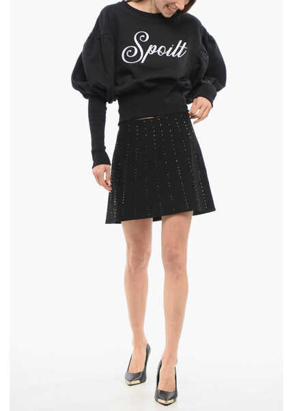 Fuste scurte Viktor & Rolf Swarovski Mini Skirt Black Femei (BM 17483968) 4