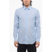 Camasi casual Spread Collar Striped Shirt Barbati