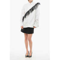 Camasi Viktor & Rolf Dama - Camasi casual Viktor & Rolf Contrasting-Tulle Best Of Both Worlds Shirt White Femei (BM 17483983) - B-mall.ro