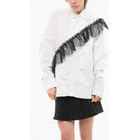Camasi casual Contrasting-Tulle Best Of Both Worlds Shirt Femei