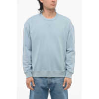 Bluze de trening Solid Color Brushed Cotton Crewneck Sweatshirt Barbati