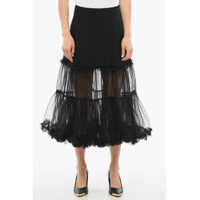 Fuste lungi Tulle Volant Burst Into Blossom Skirt Femei