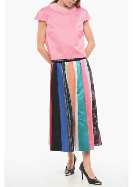 Fuste lungi Viktor & Rolf Multicolored Striped Wasteful Wearing Skirt Multicolor Femei (BM 17484133) 4