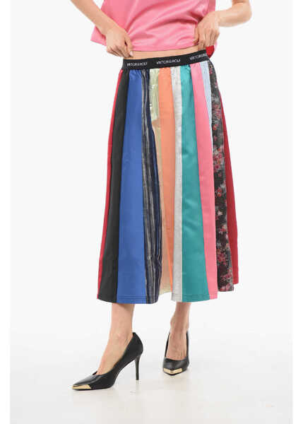 Fuste lungi Viktor & Rolf Multicolored Striped Wasteful Wearing Skirt Multicolor Femei (BM 17484133) 1