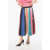 Viktor & Rolf Multicolored Striped Wasteful Wearing Skirt Multicolor