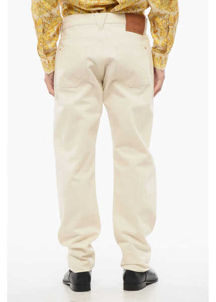 Blugi drepti Versace Relaxed Fit Denims With Medusa Logo Detail 20,5Cm White Barbati (BM 17484136) 2