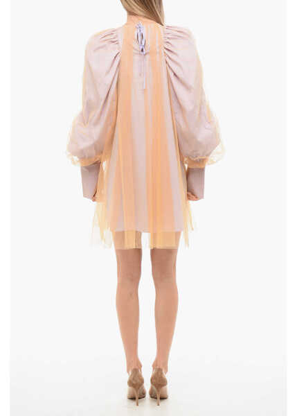 Rochii scurte Viktor & Rolf Tulle Puffed-Sleeved Castle In The Sky Dress Multicolor Femei (BM 17484151) 2