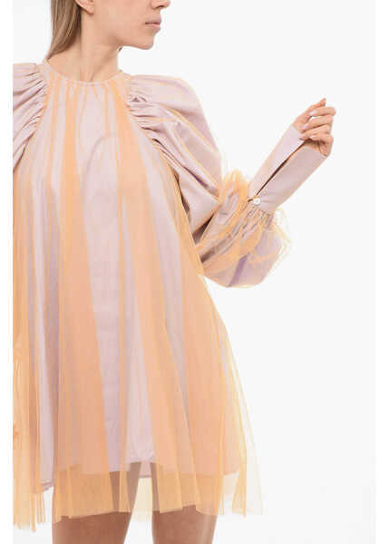 Rochii scurte Viktor & Rolf Tulle Puffed-Sleeved Castle In The Sky Dress Multicolor Femei (BM 17484151) 3