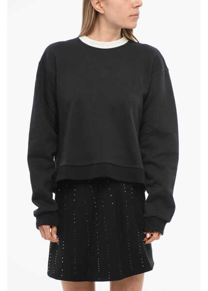 Bluze de trening Viktor & Rolf Open Back Bow & Slit Sweatshirt Black Femei (BM 17484166) 1