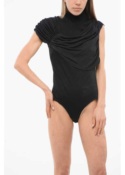 Body-uri Viktor & Rolf Draped Turtleneck Bodysuit Black Femei (BM 17484175) 1