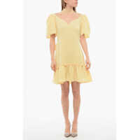 Rochii scurte Volant Kiss Me Darling Dress With Puffed Sleeves Femei