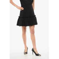 Fuste casual Dream Mini Skirt With Tulle Volant Femei