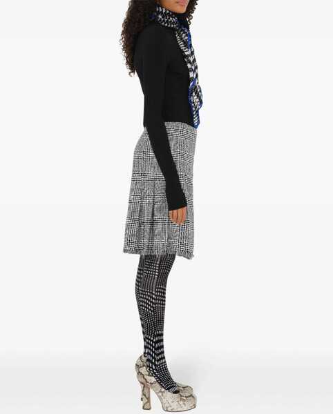 Esarfe Burberry Turtleneck Sweater With Scarf Detail Black Femei (BM 17484301) 3