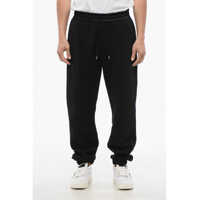 Pantaloni de trening Cuffed Fleeced Cotton Sweatpants With Nylon Detail Barbati