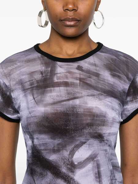 Tricouri HELMUT LANG Slim Fit T-Shirt GREY Femei (BM 17484343) 5