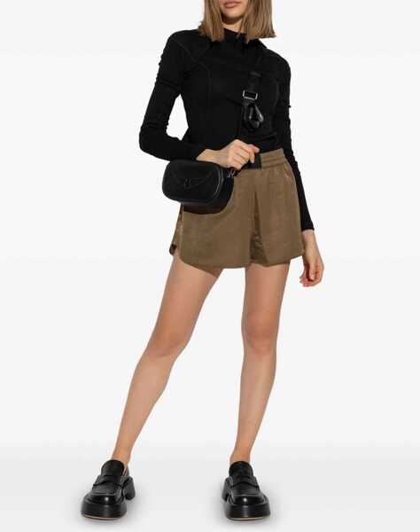 Pantaloni scurti HELMUT LANG Boxer Shorts With Pleats MILITARY GREEN Femei (BM 17484358) 2