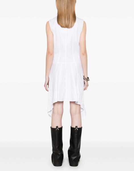 Rochii casual HELMUT LANG Bustier Shirt Dress WHITE Femei (BM 17484361) 4